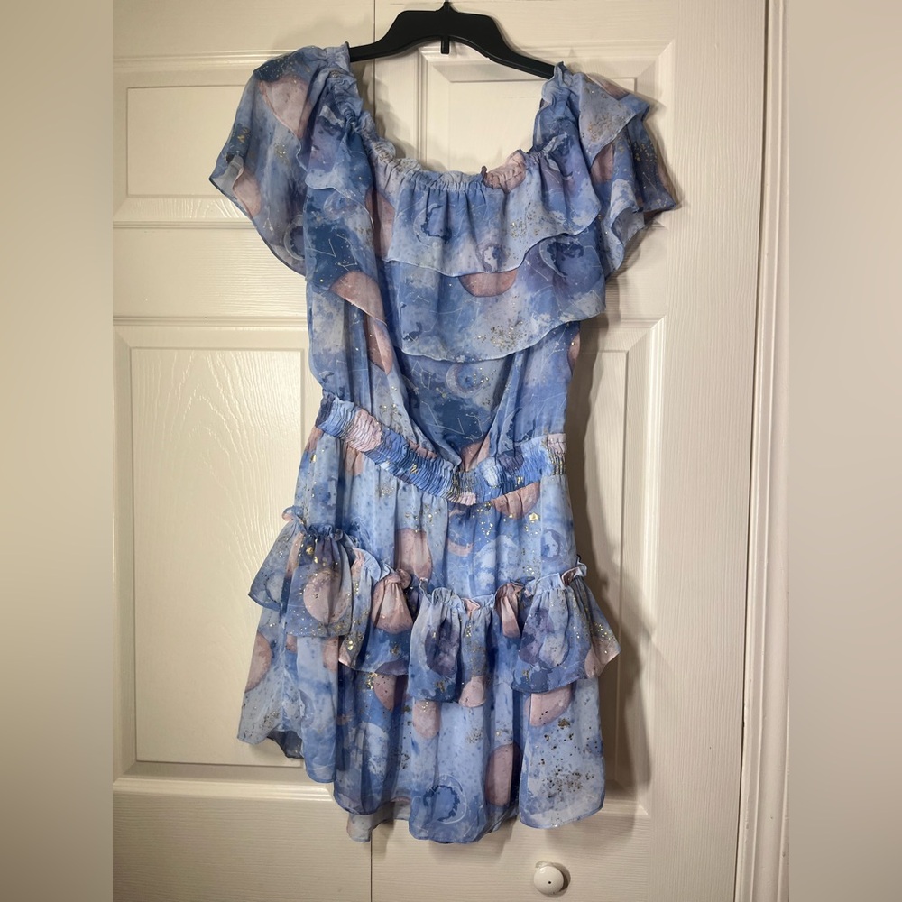 Buddy Love Kiera Cosmic Off Shoulder Dress